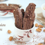 Chocolate almond biscotti