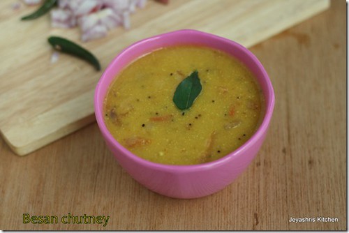 Besan chutney