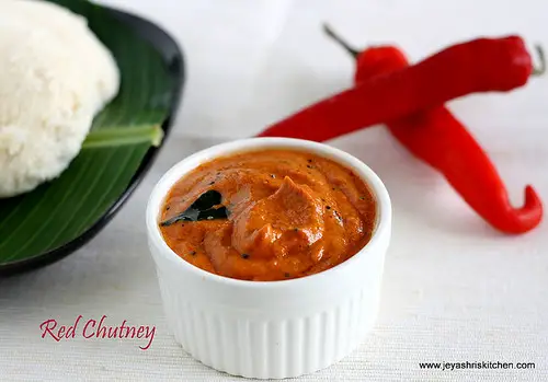 Red jalapeno chutney