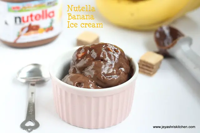 nutella banana ice cream
