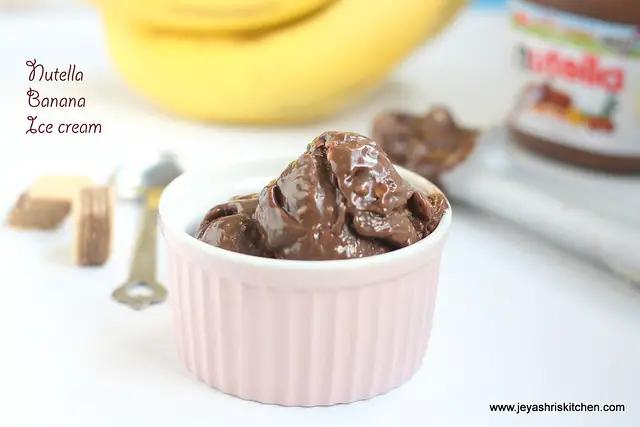 Nutella banana ice cream