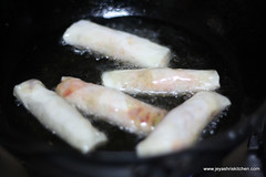 spring rolls fry