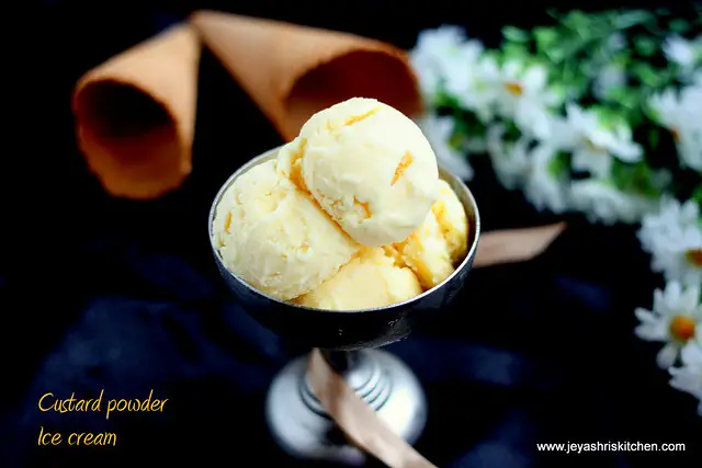 Custard powder Ice cream