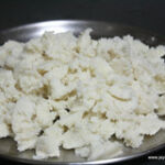 Idli upma steps