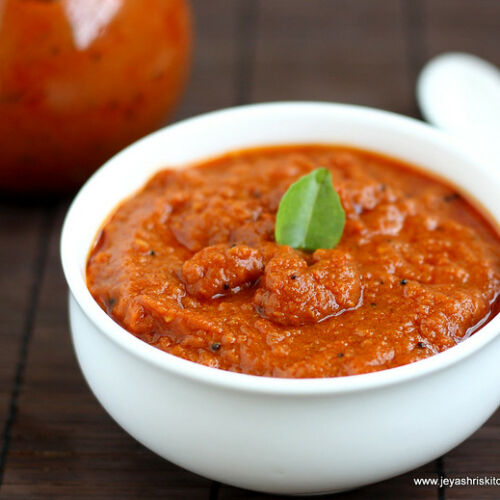 Tomato Thokku recipe Jeyashri's Kitchen