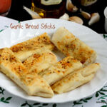 Garlic bread stick step