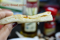 Garlic bread stick step