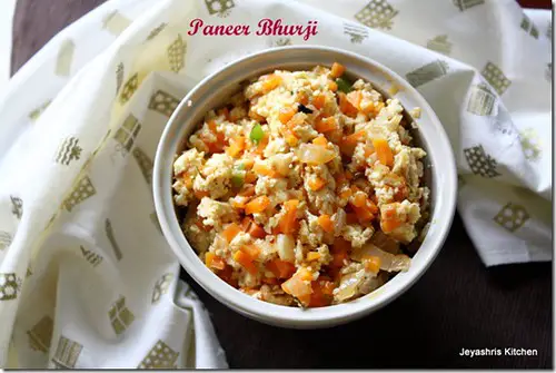 paneer bhurji