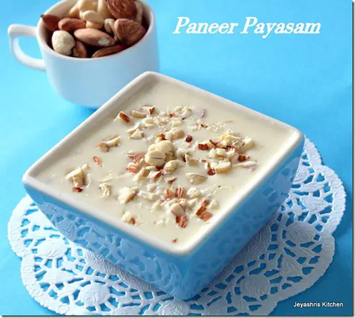 paneer kheer