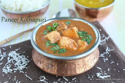 paneer kohlapuri