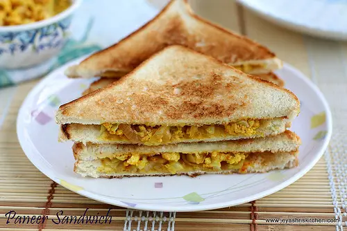 paneer sandwich