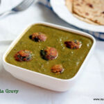 Palak kofta gravy