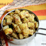 Raw banana curry