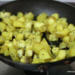 Raw banana curry
