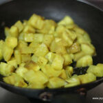Raw banana curry