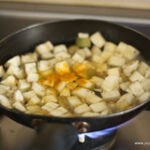 Raw banana curry