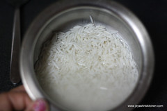 Soaked rice