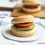 Aloo- tikki -burger