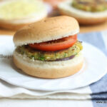 aloo -tikki- burger