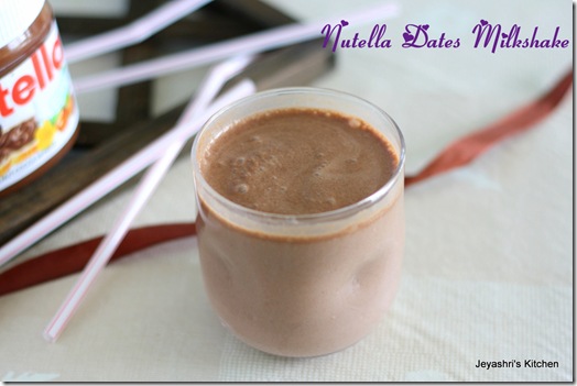 nutella shake