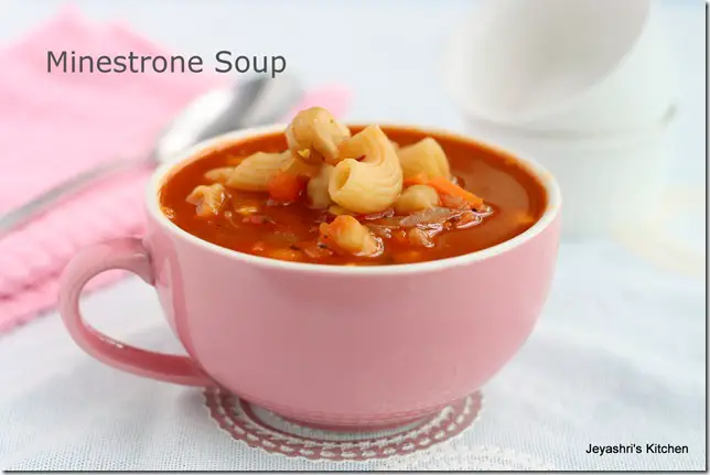 minestrone soup