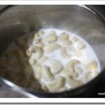cashew soaked in milk