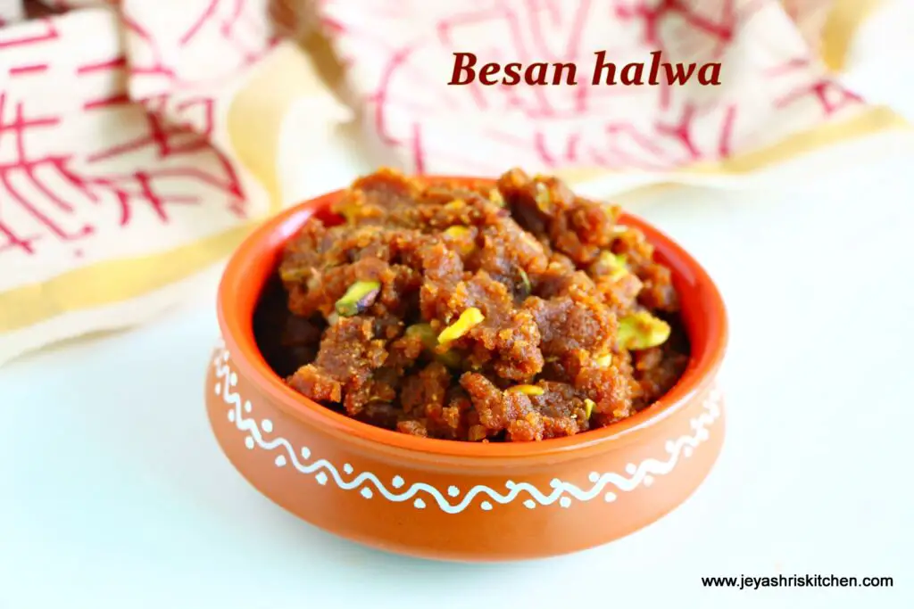 Besan ka halwa