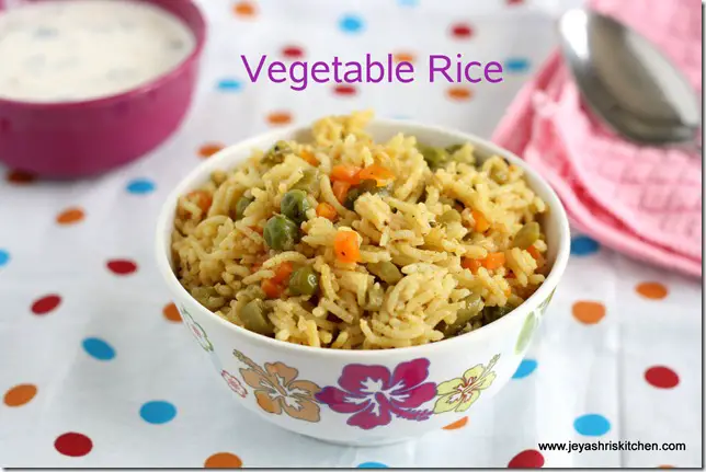 veg rice