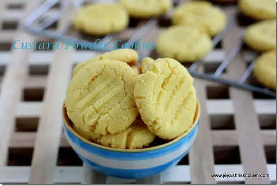 custard powder COOKIES