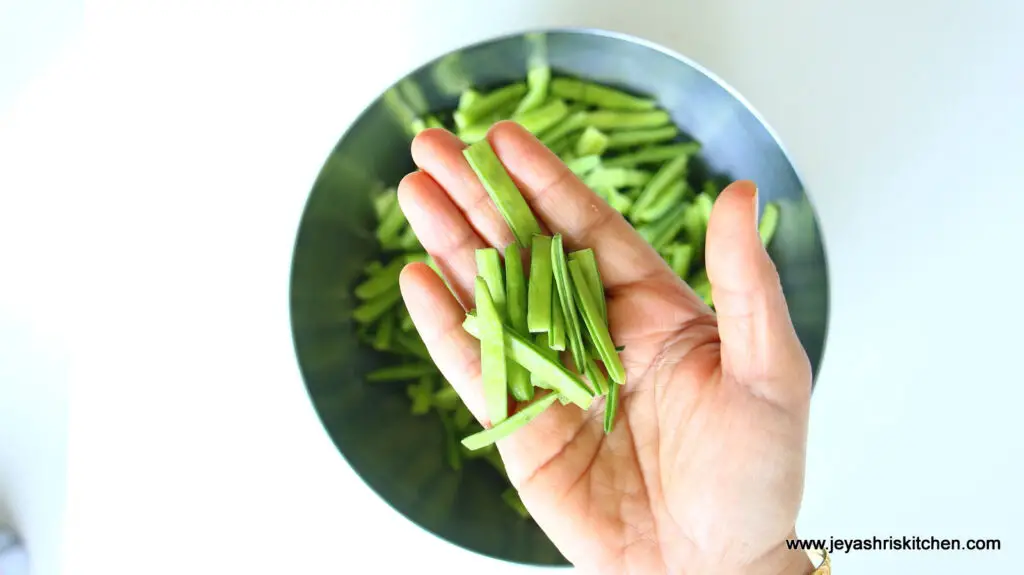 Cluster beans curry