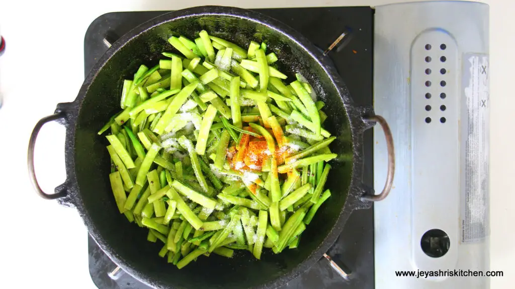 Cluster beans curry