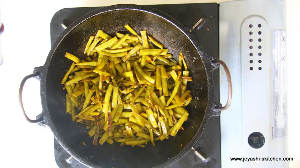 Cluster beans curry