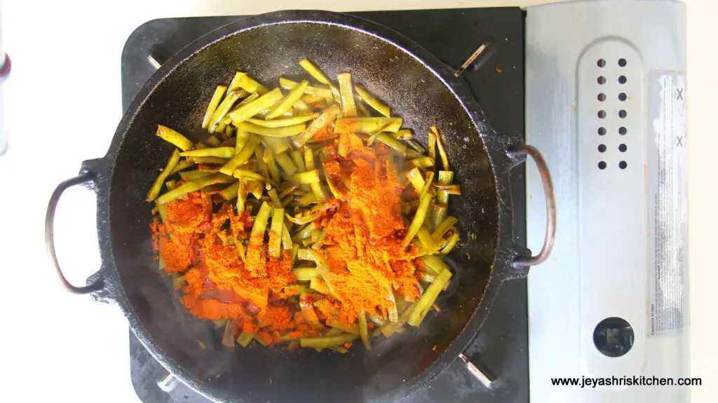 Kothavarangai stir fry