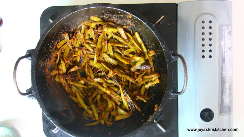 Kothavarangai stir fry