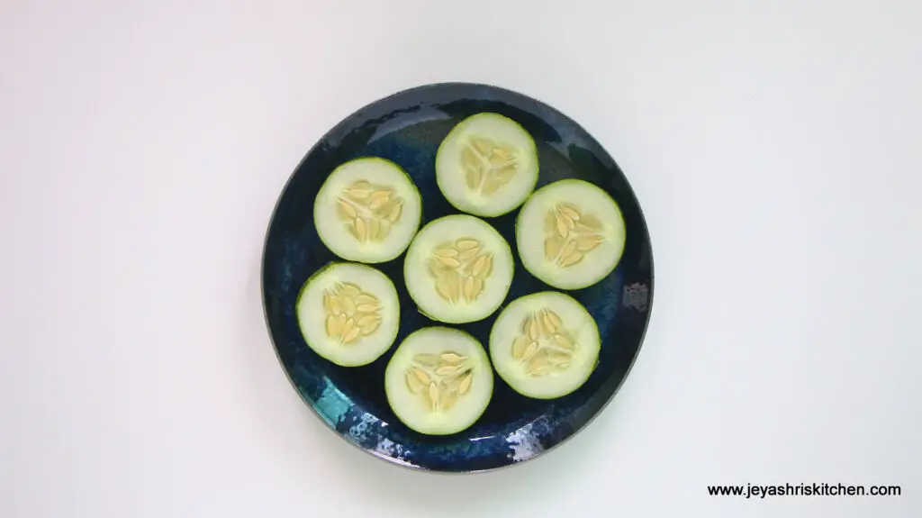 Cucumber chaat