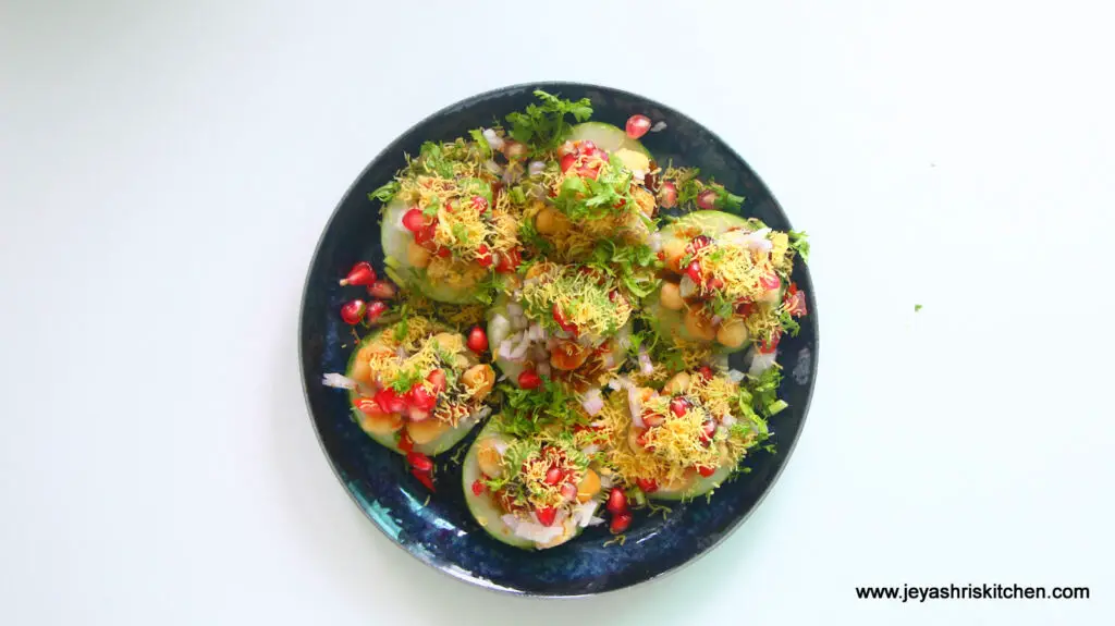 Cucumber chaat recipe