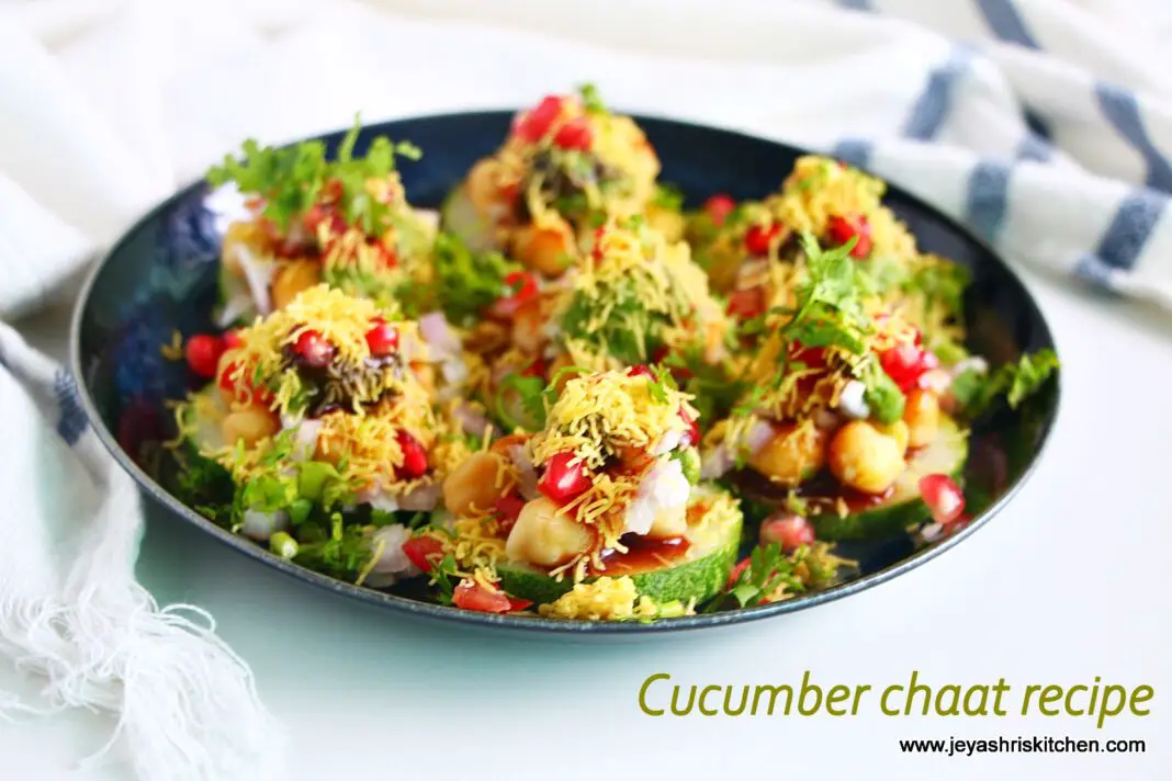 Cucumber chaat recipe