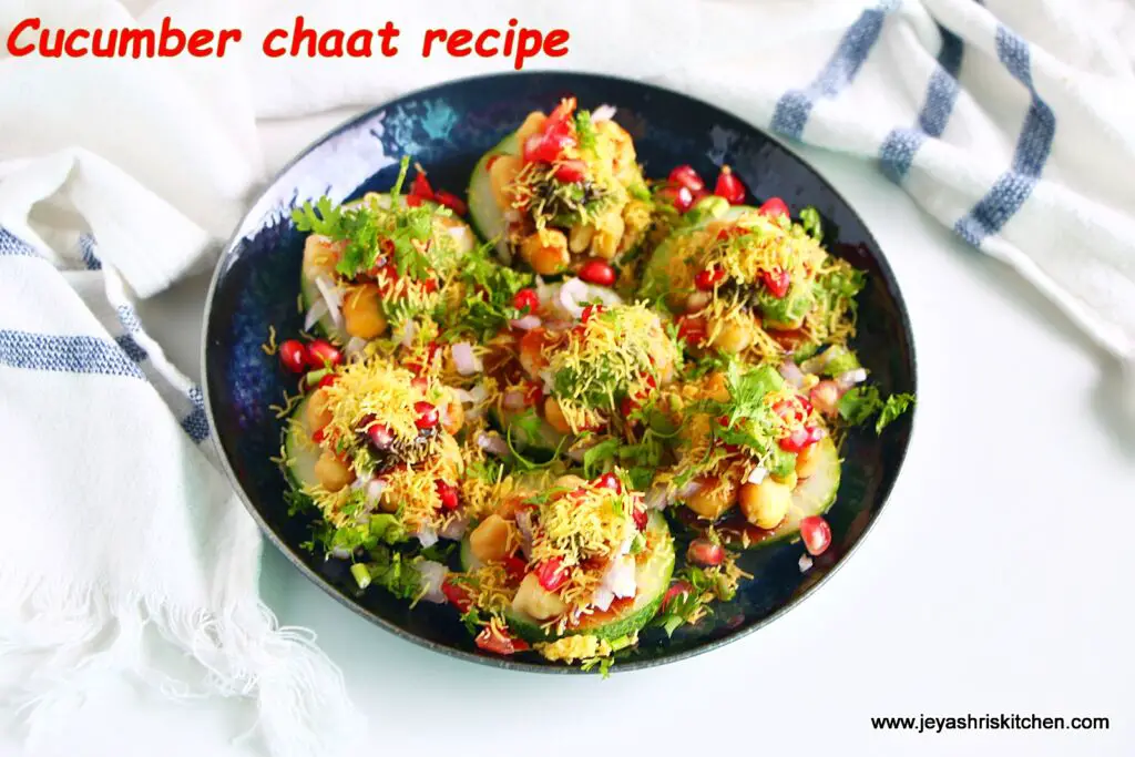 cucumber chaat