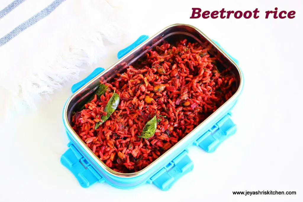 beetroot- rice