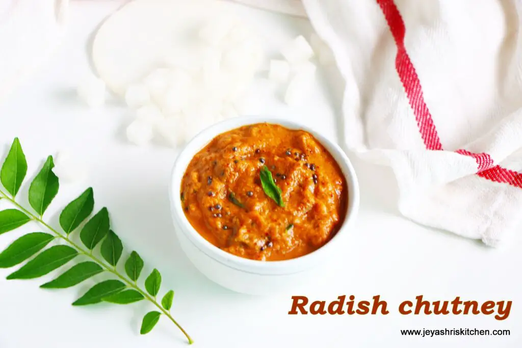 Radish chutney