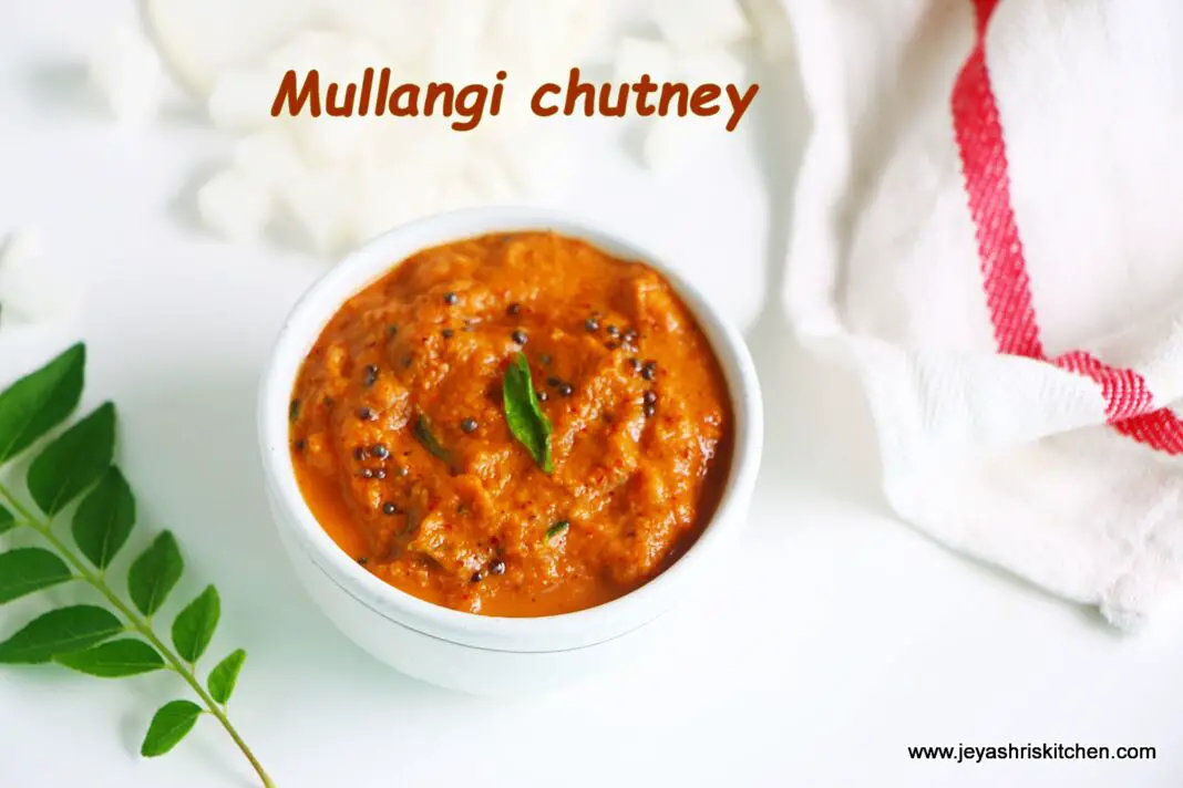 Mullangi chutney