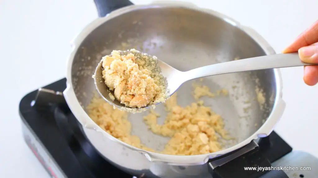 Pressure cooker kesari recipe