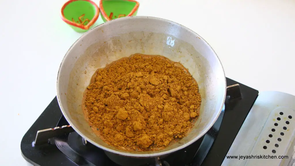 Deepavali Legiyam using store-bought podi