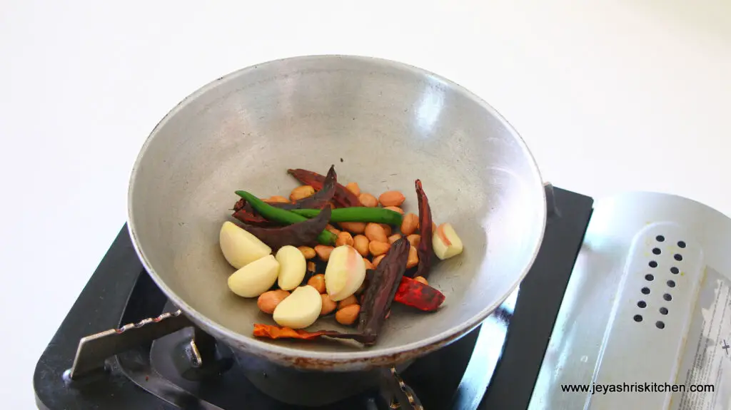 Andhra style green tomato chutney