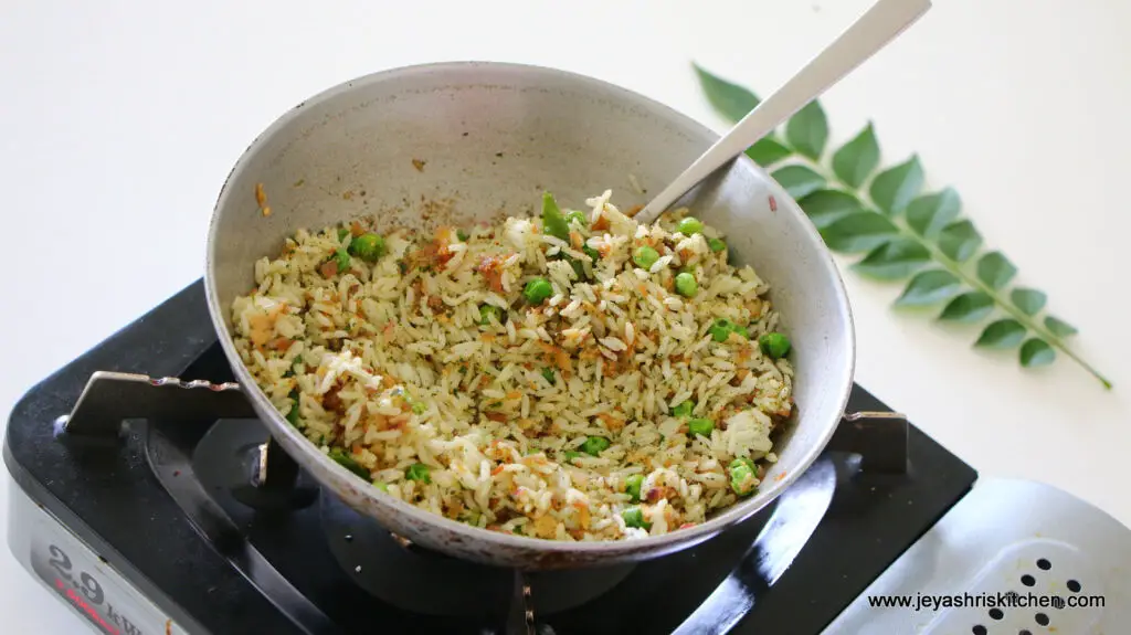 curry leaves masala rice