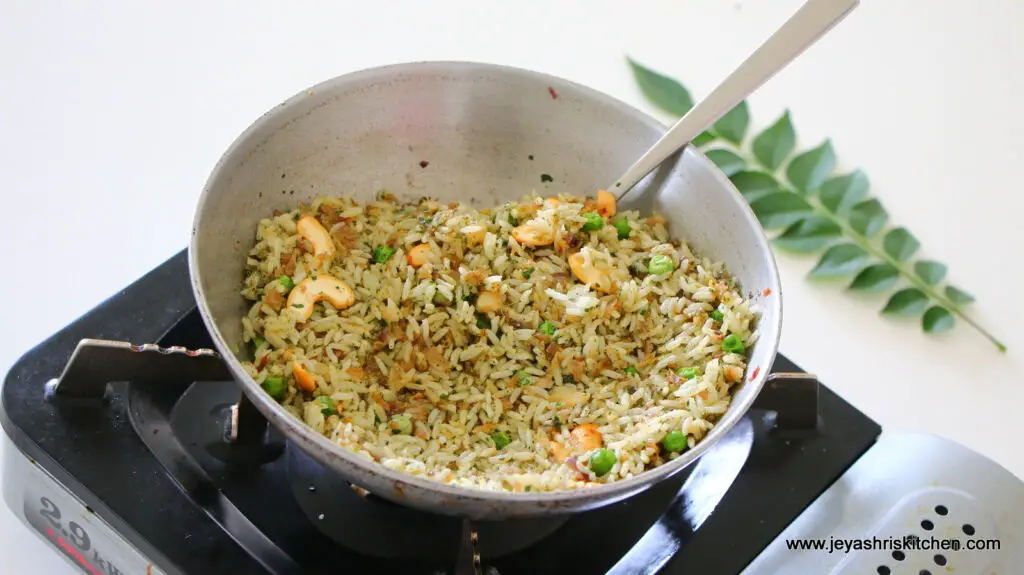 curry leaves masala rice