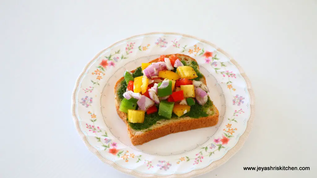 capsicum sandwich recipe