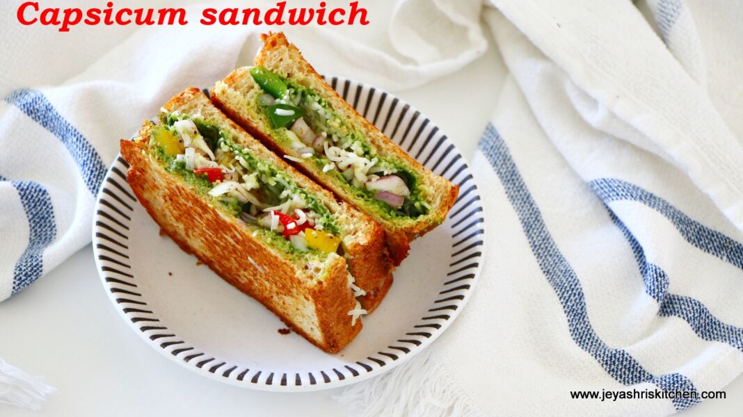 Bell pepper sandwich