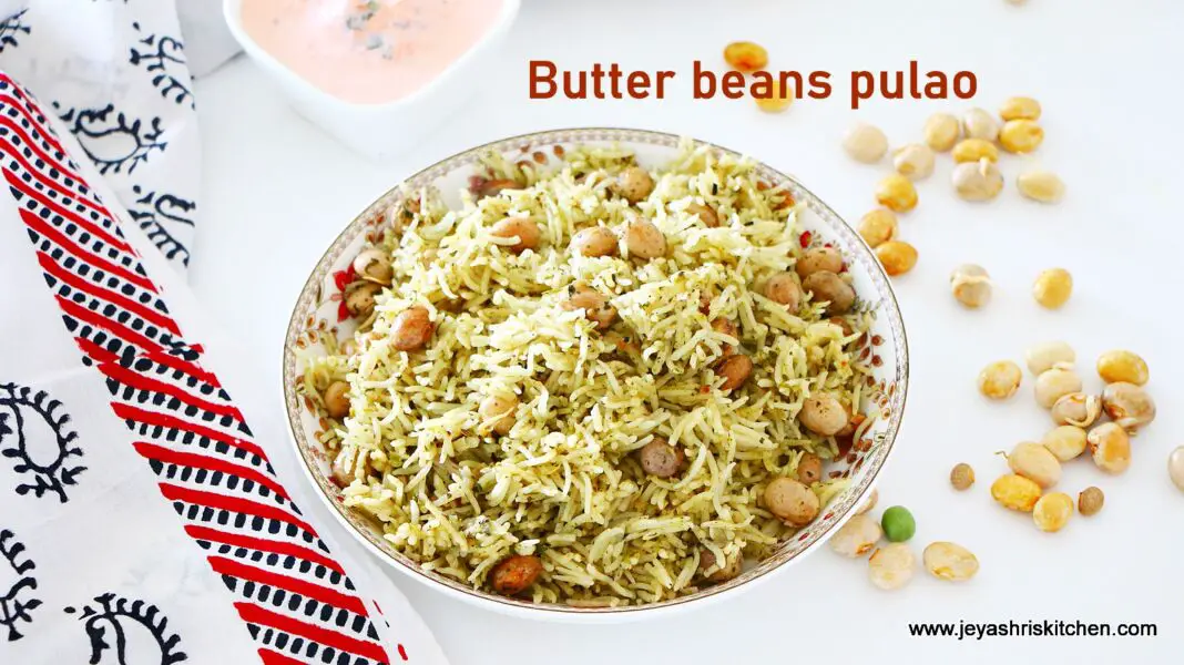 Butter-beans pulao recipe
