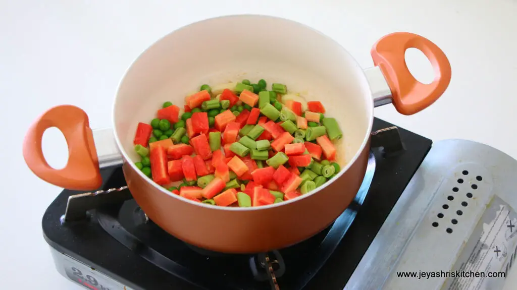 Millet vegetable soup